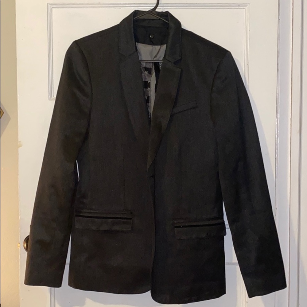Guess size S heavy dark grey blazer